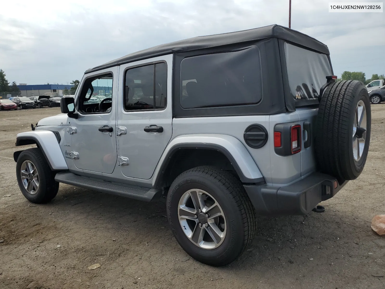 2022 Jeep Wrangler Unlimited Sahara VIN: 1C4HJXEN2NW128256 Lot: 63913464