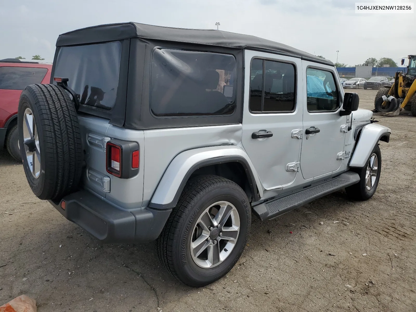 2022 Jeep Wrangler Unlimited Sahara VIN: 1C4HJXEN2NW128256 Lot: 63913464