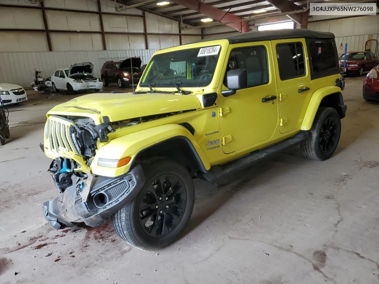 2022 Jeep Wrangler Unlimited Sahara 4Xe VIN: 1C4JJXP65NW276098 Lot: 65018284