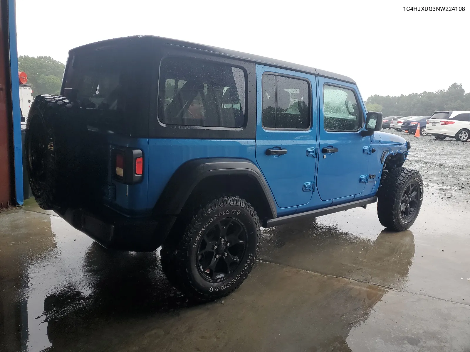 2022 Jeep Wrangler Unlimited Sport VIN: 1C4HJXDG3NW224108 Lot: 65647584