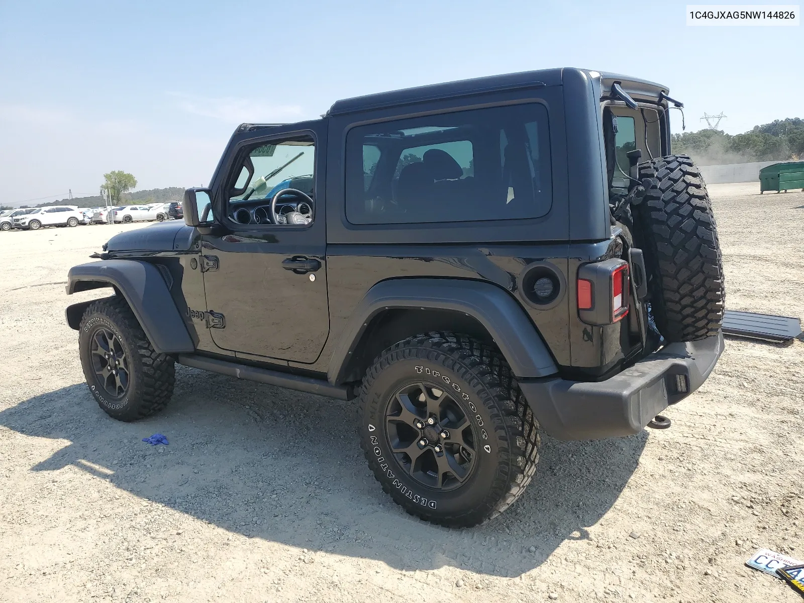 2022 Jeep Wrangler Sport VIN: 1C4GJXAG5NW144826 Lot: 65841284