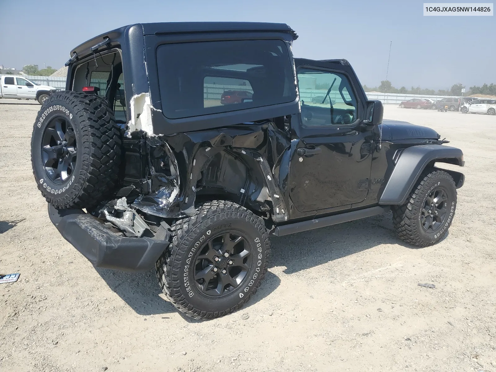 2022 Jeep Wrangler Sport VIN: 1C4GJXAG5NW144826 Lot: 65841284