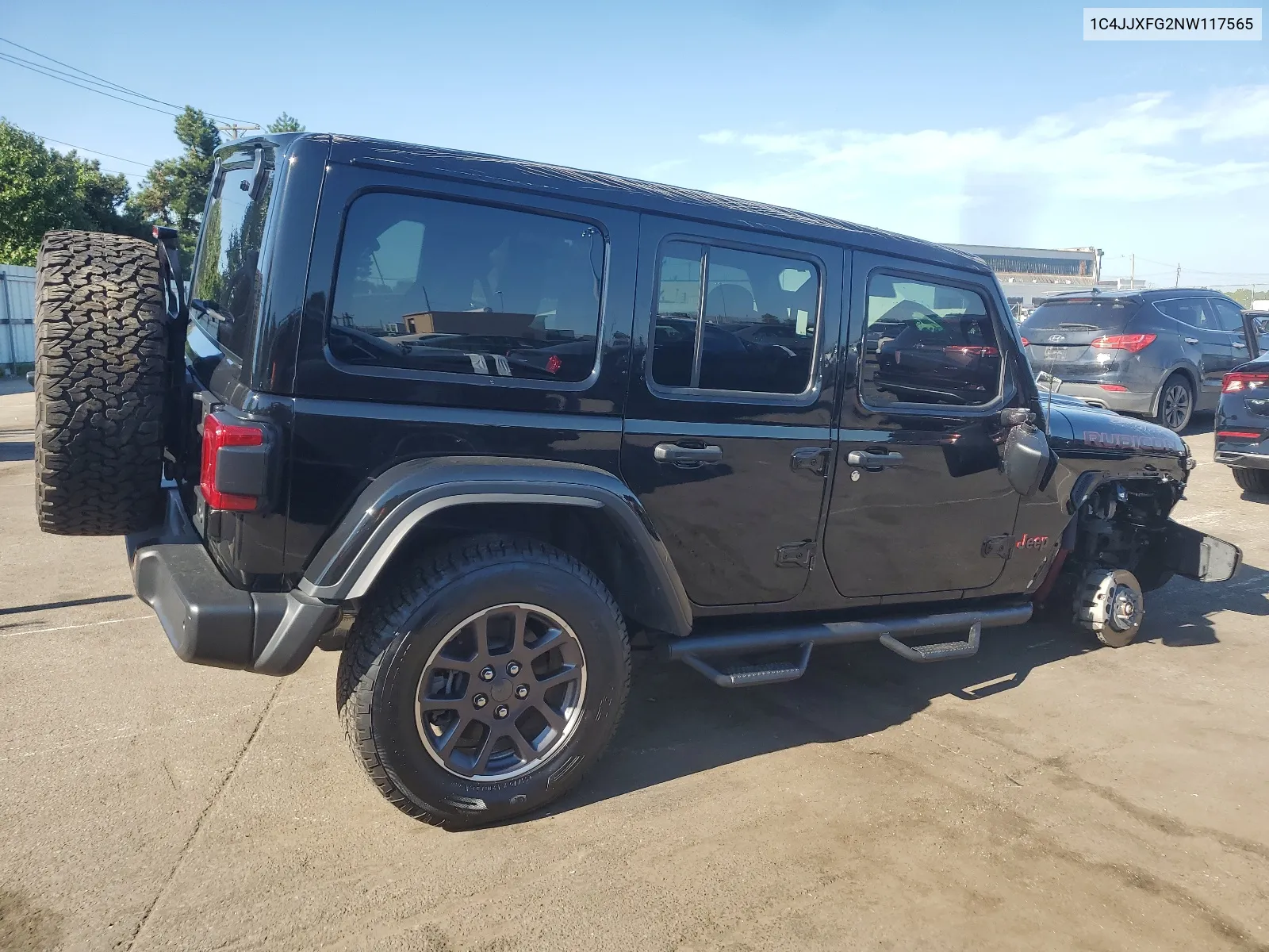 2022 Jeep Wrangler Unlimited Rubicon VIN: 1C4JJXFG2NW117565 Lot: 66145284