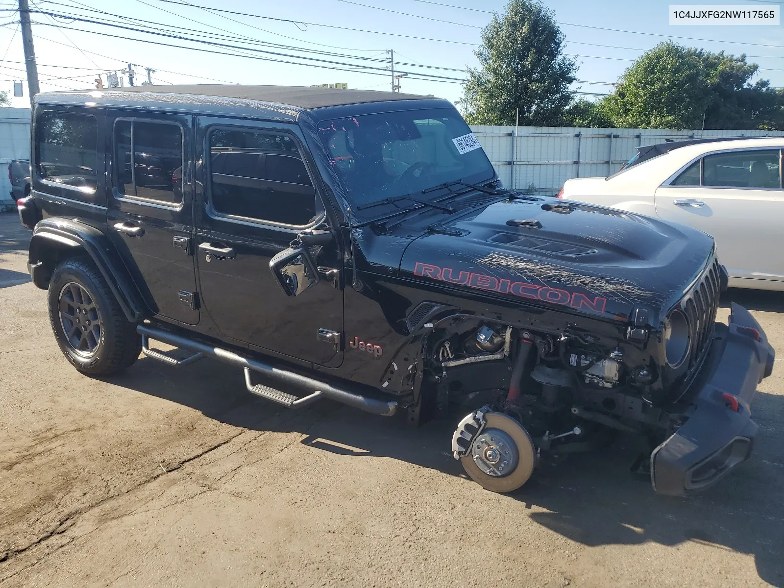 2022 Jeep Wrangler Unlimited Rubicon VIN: 1C4JJXFG2NW117565 Lot: 66145284