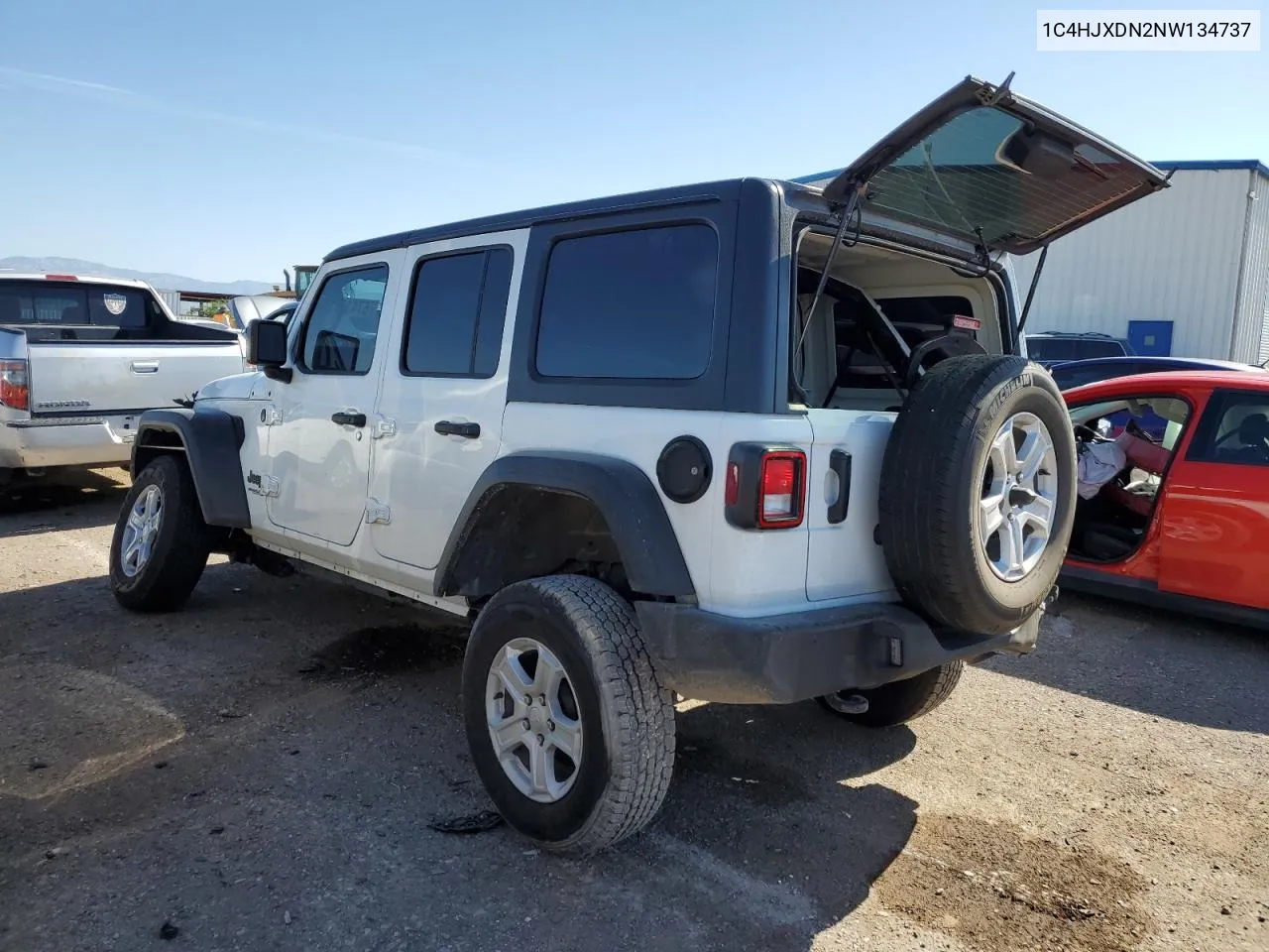 2022 Jeep Wrangler Unlimited Sport VIN: 1C4HJXDN2NW134737 Lot: 67411754