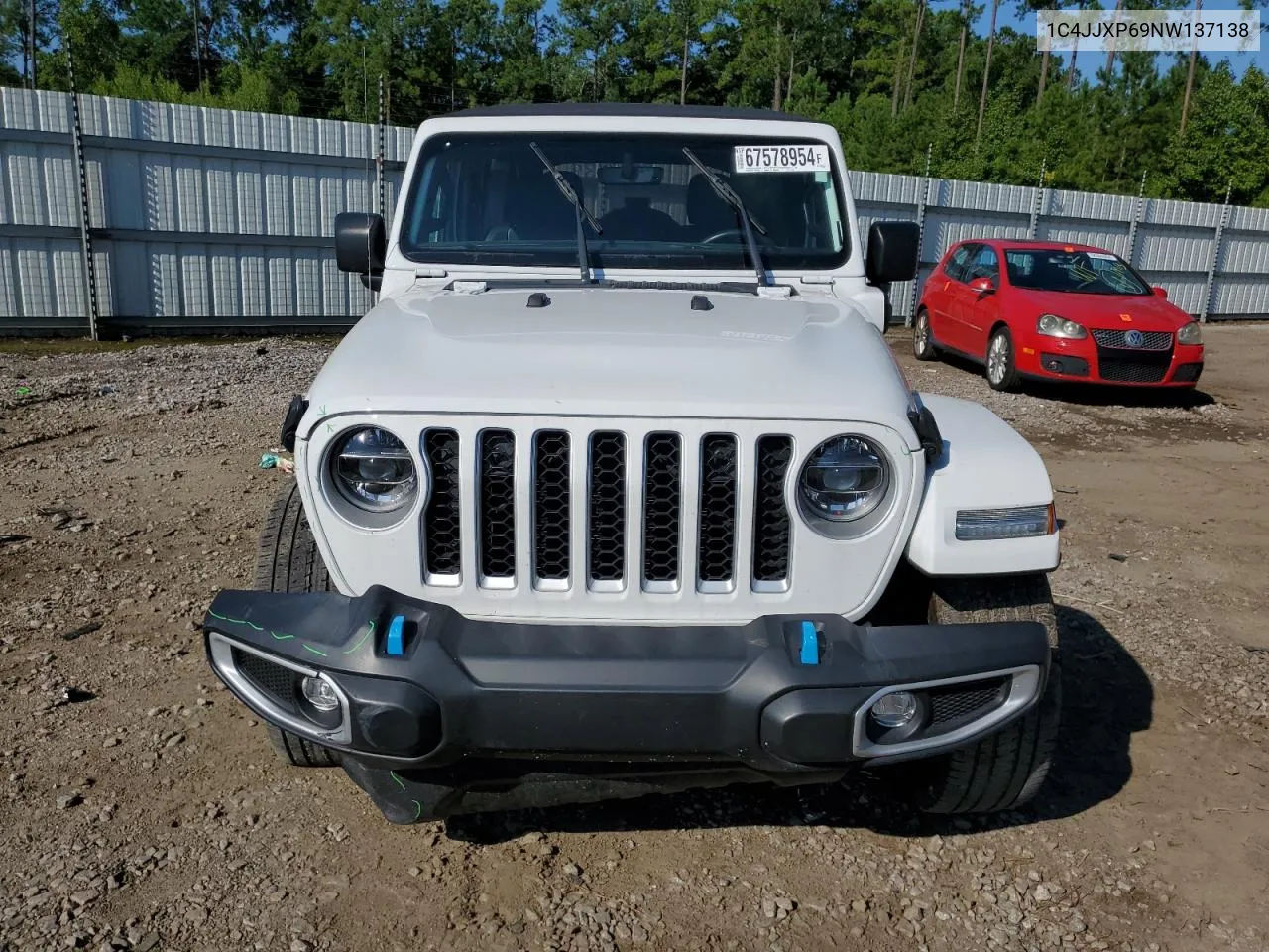 2022 Jeep Wrangler Unlimited Sahara 4Xe VIN: 1C4JJXP69NW137138 Lot: 67578954