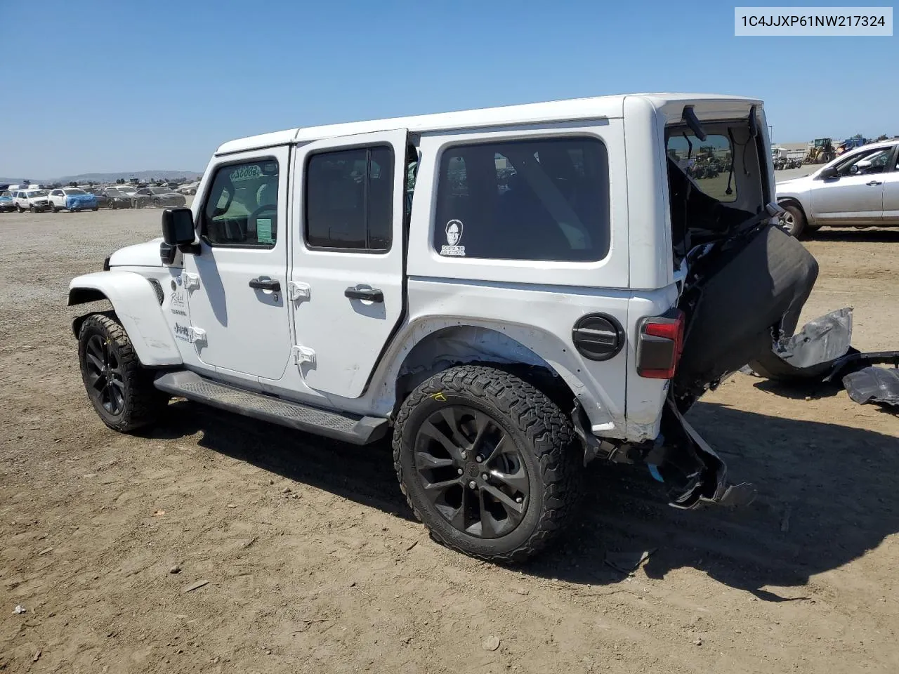 2022 Jeep Wrangler Unlimited Sahara 4Xe VIN: 1C4JJXP61NW217324 Lot: 68632314