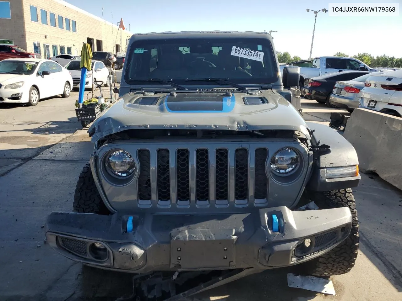 2022 Jeep Wrangler Unlimited Rubicon 4Xe VIN: 1C4JJXR66NW179568 Lot: 68733574