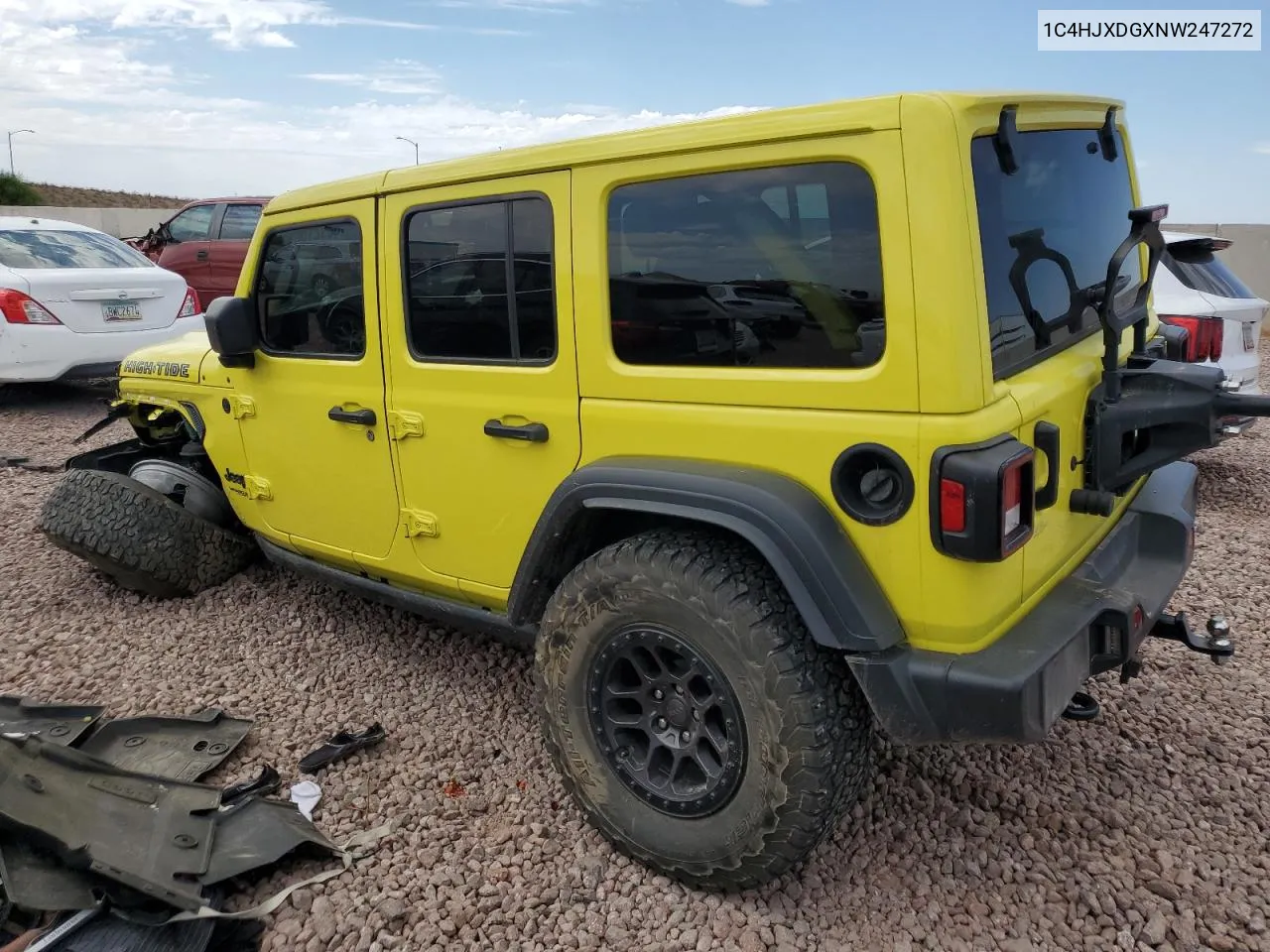 2022 Jeep Wrangler Unlimited Sport VIN: 1C4HJXDGXNW247272 Lot: 68921584