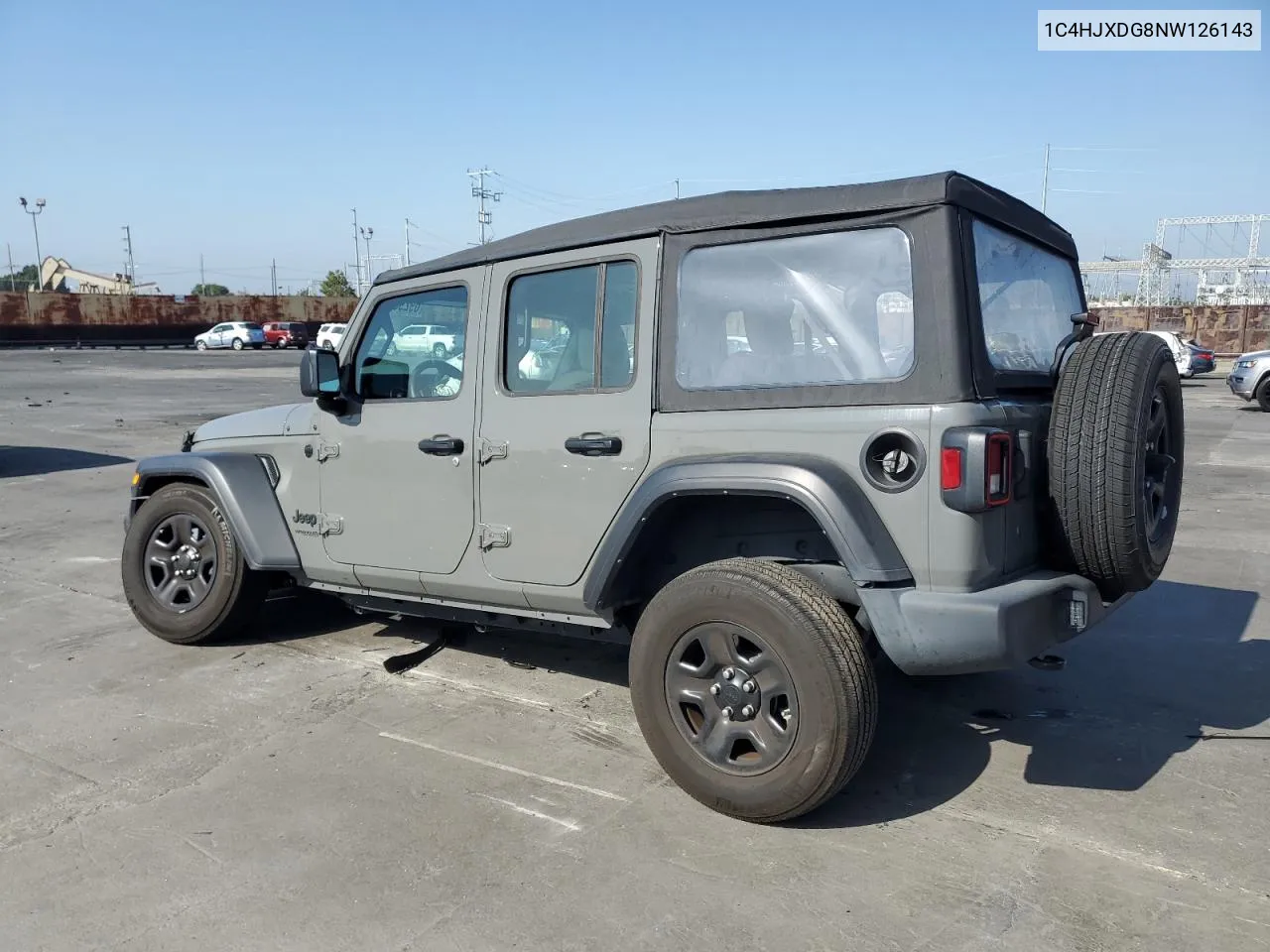 2022 Jeep Wrangler Unlimited Sport VIN: 1C4HJXDG8NW126143 Lot: 69293784