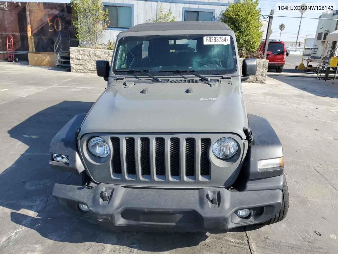 2022 Jeep Wrangler Unlimited Sport VIN: 1C4HJXDG8NW126143 Lot: 69293784