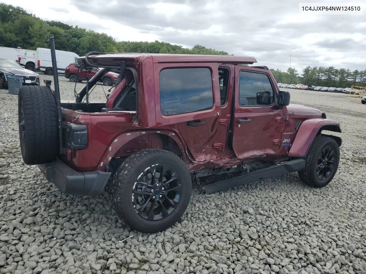 2022 Jeep Wrangler Unlimited Sahara 4Xe VIN: 1C4JJXP64NW124510 Lot: 69409864