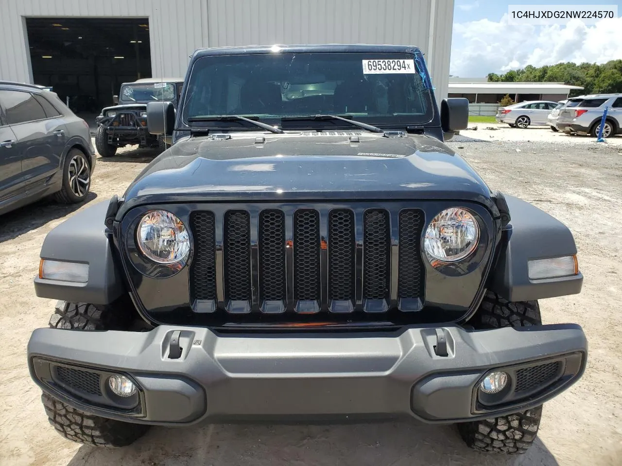 2022 Jeep Wrangler Unlimited Sport VIN: 1C4HJXDG2NW224570 Lot: 69538294