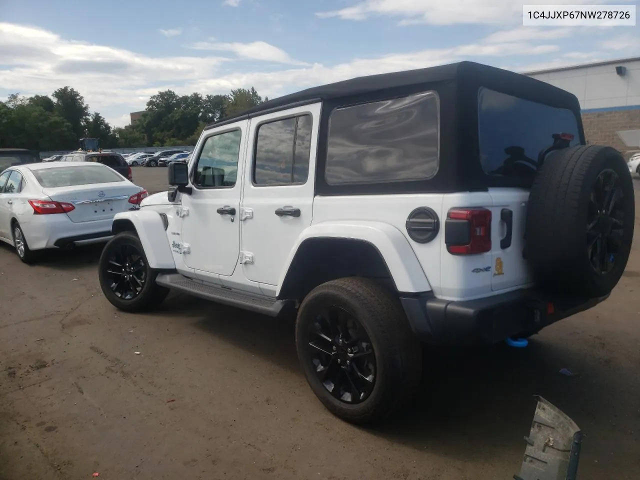 2022 Jeep Wrangler Unlimited Sahara 4Xe VIN: 1C4JJXP67NW278726 Lot: 69863464