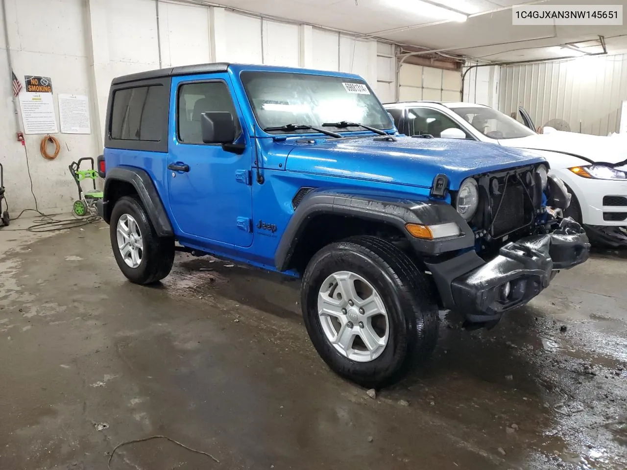 1C4GJXAN3NW145651 2022 Jeep Wrangler Sport