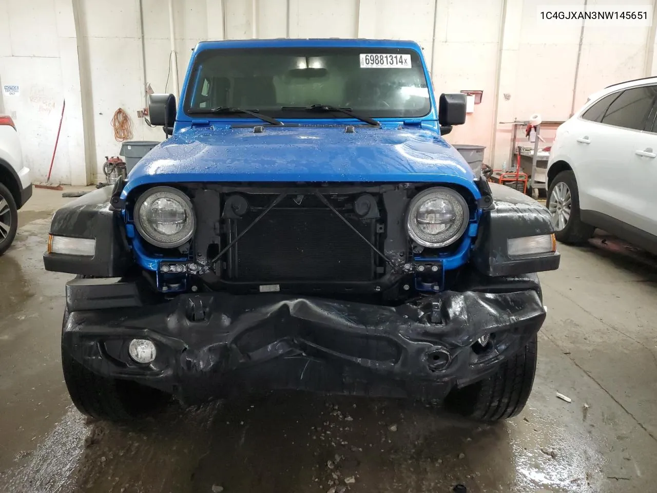 1C4GJXAN3NW145651 2022 Jeep Wrangler Sport