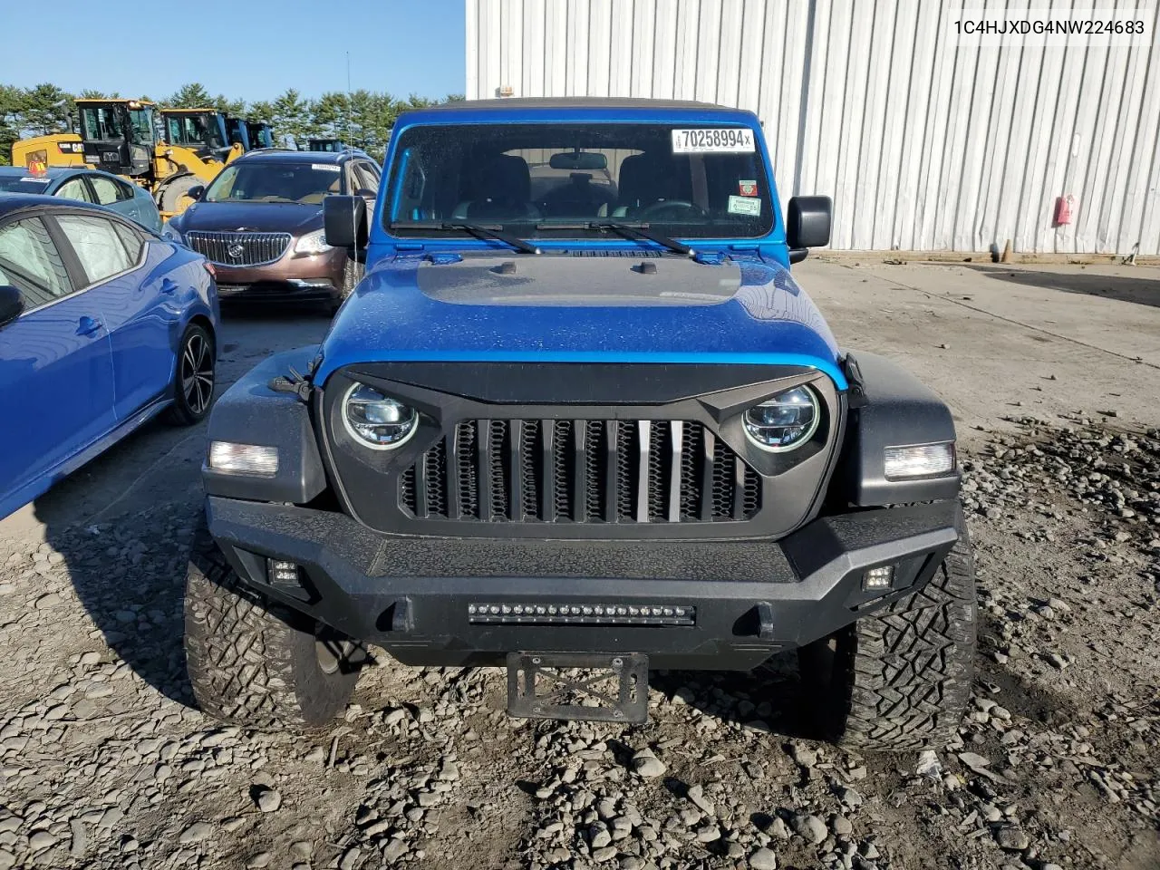 2022 Jeep Wrangler Unlimited Sport VIN: 1C4HJXDG4NW224683 Lot: 70258994