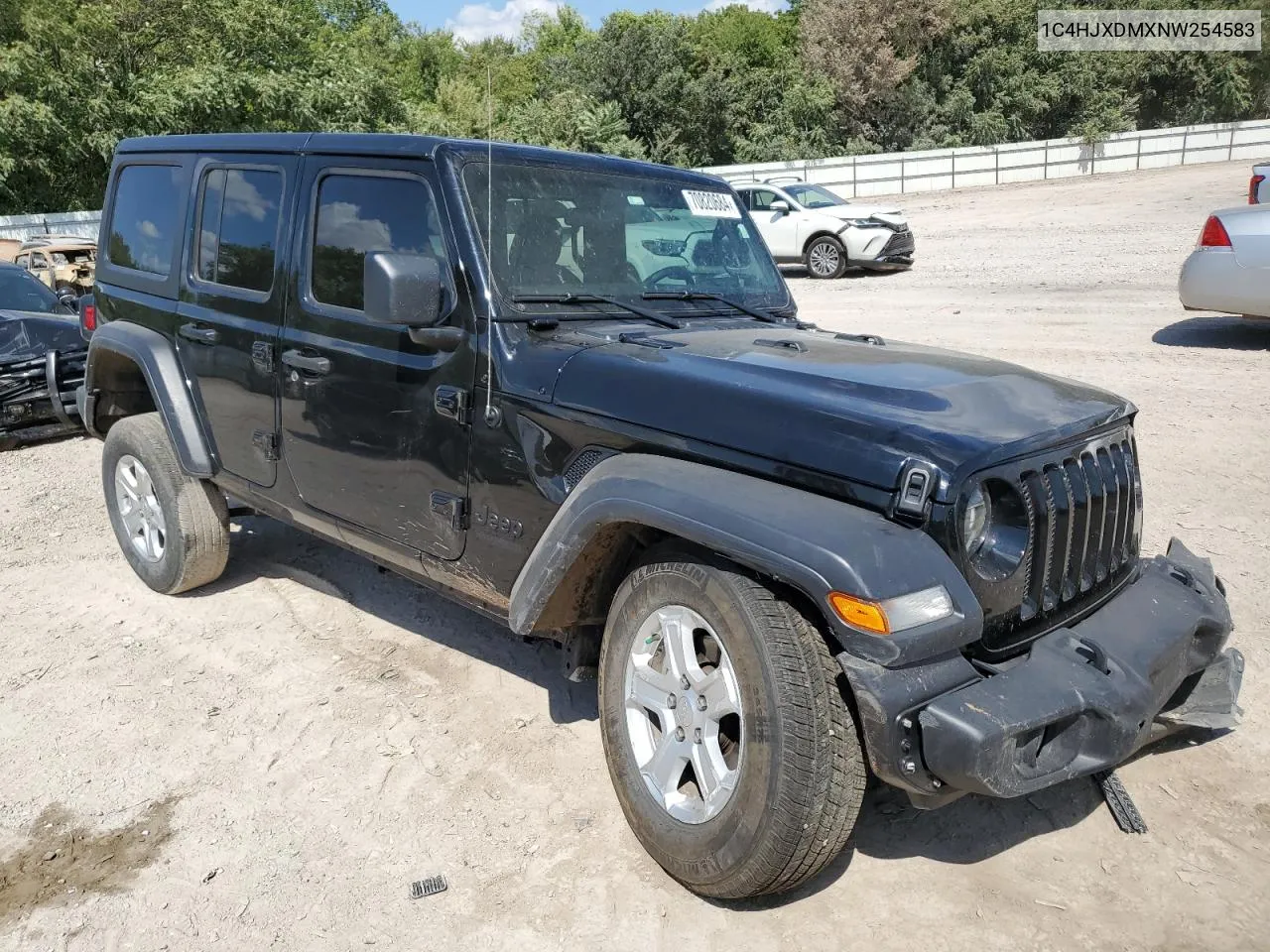 2022 Jeep Wrangler Unlimited Sport VIN: 1C4HJXDMXNW254583 Lot: 70820684