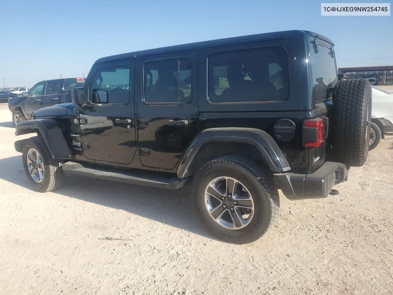 2022 Jeep Wrangler Unlimited Sahara VIN: 1C4HJXEG9NW254745 Lot: 70894294