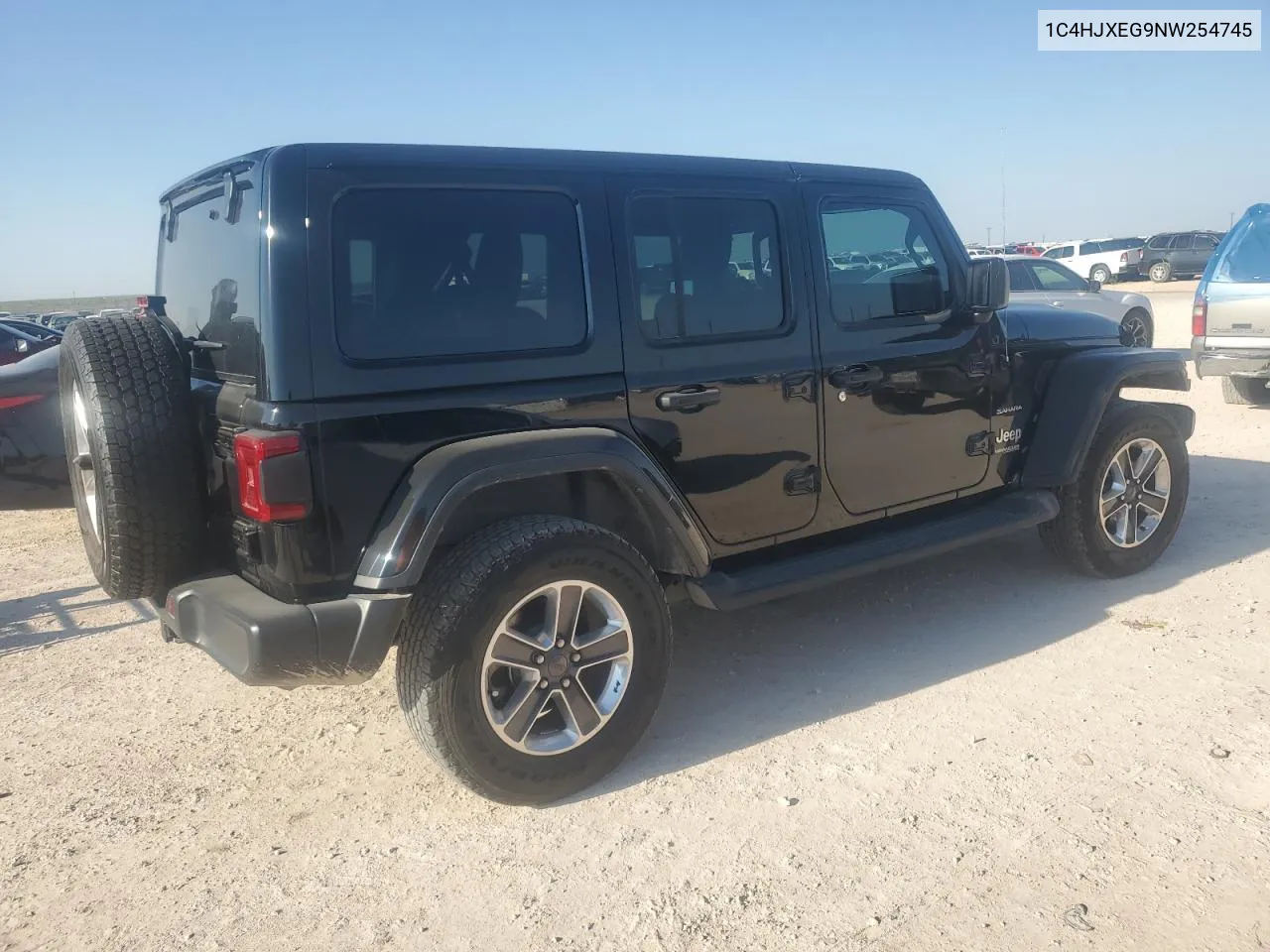 2022 Jeep Wrangler Unlimited Sahara VIN: 1C4HJXEG9NW254745 Lot: 70894294