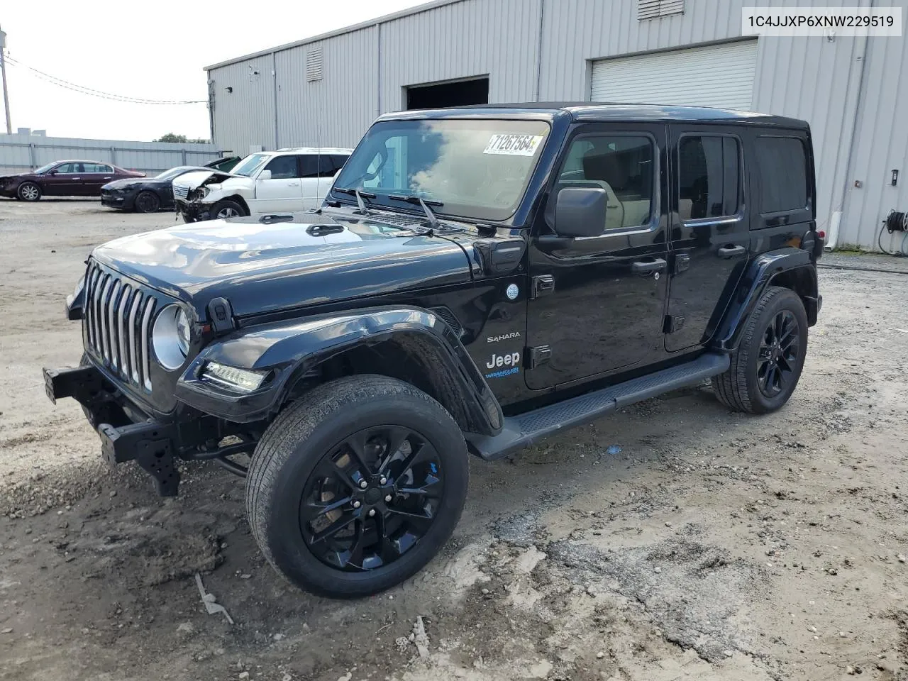 2022 Jeep Wrangler Unlimited Sahara 4Xe VIN: 1C4JJXP6XNW229519 Lot: 71267564