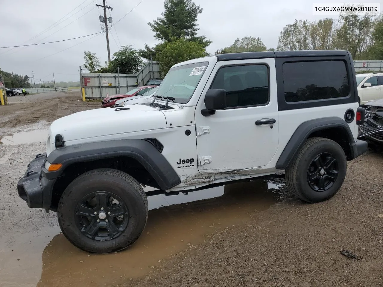 2022 Jeep Wrangler Sport VIN: 1C4GJXAG9NW201819 Lot: 72206494