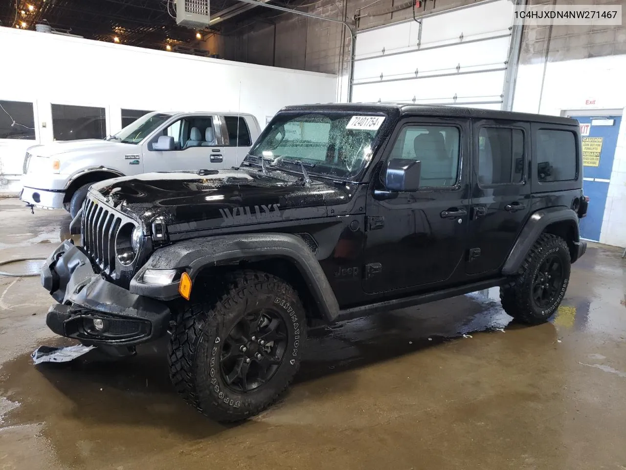 1C4HJXDN4NW271467 2022 Jeep Wrangler Unlimited Sport