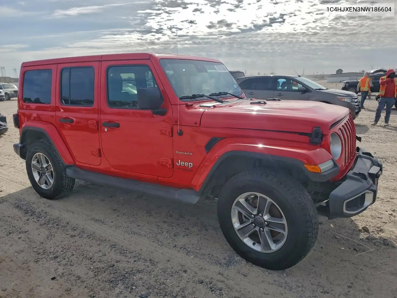 1C4HJXEN3NW186604 2022 Jeep Wrangler Unlimited Sahara