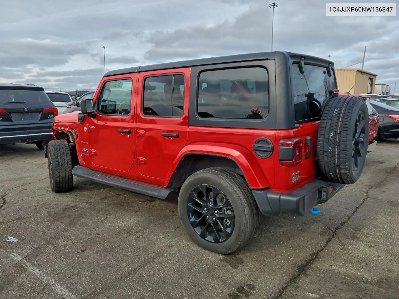 1C4JJXP60NW136847 2022 Jeep Wrangler Unlimited Sahara 4Xe
