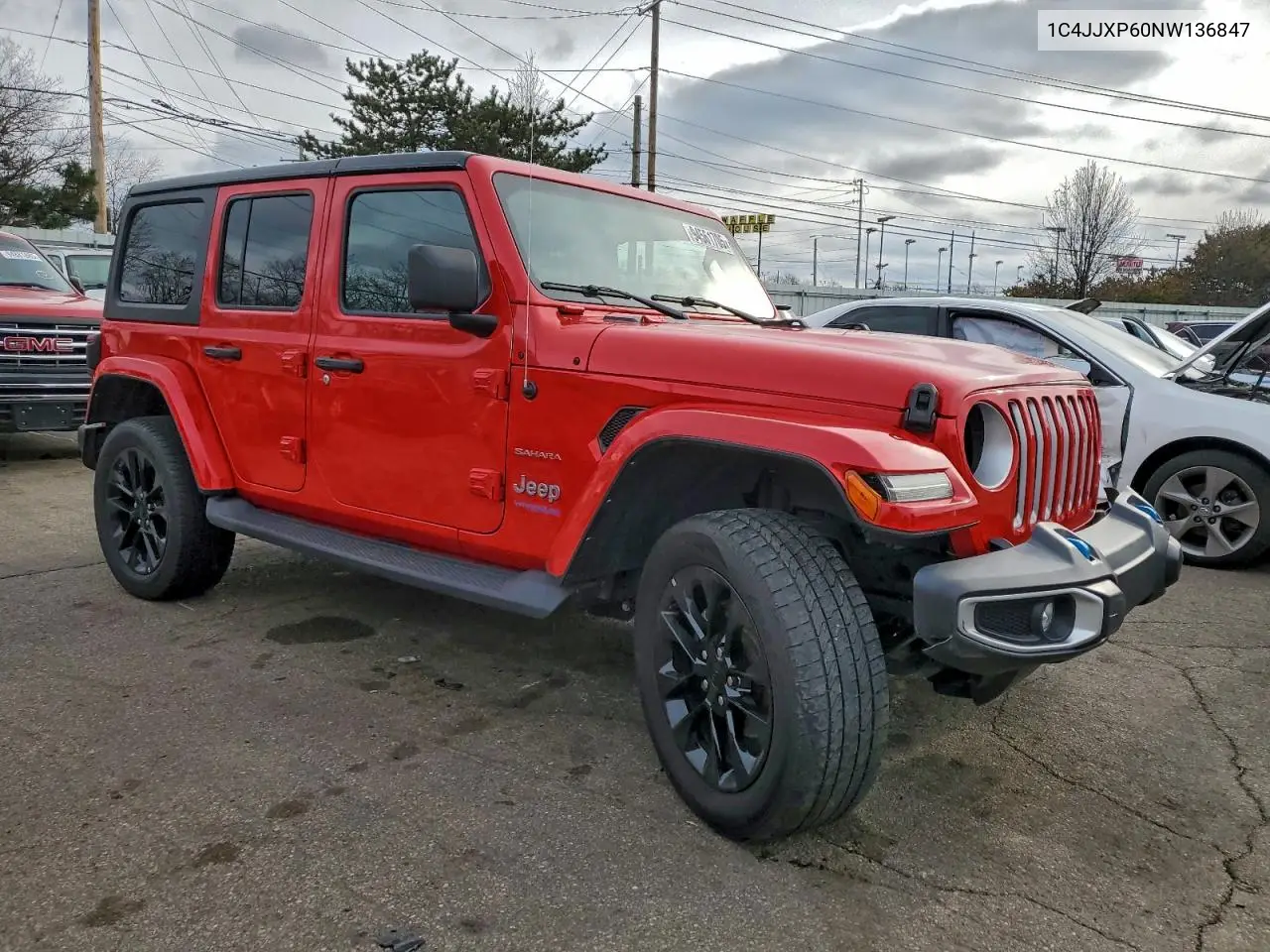 1C4JJXP60NW136847 2022 Jeep Wrangler Unlimited Sahara 4Xe
