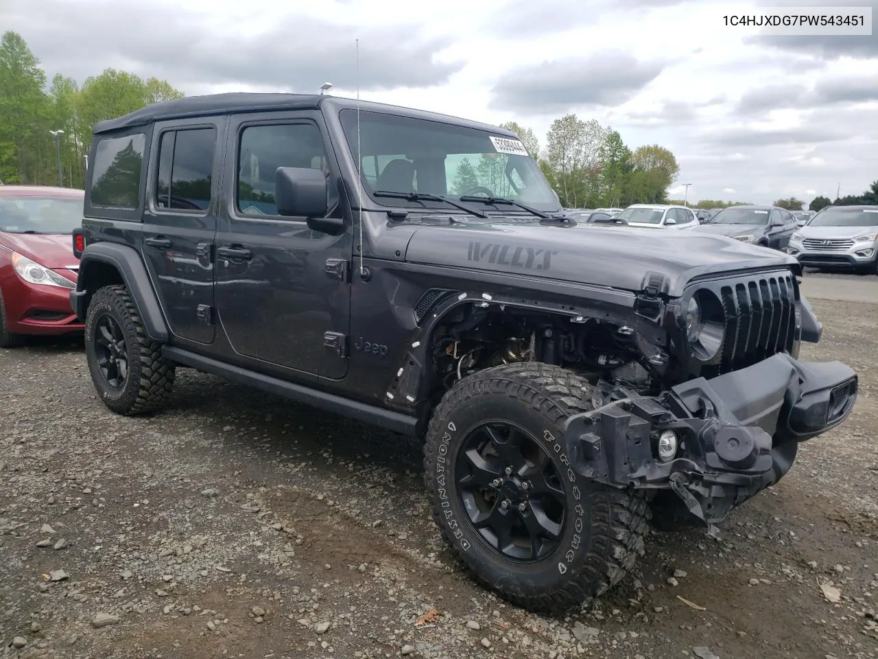 2023 Jeep Wrangler Sport VIN: 1C4HJXDG7PW543451 Lot: 53399444