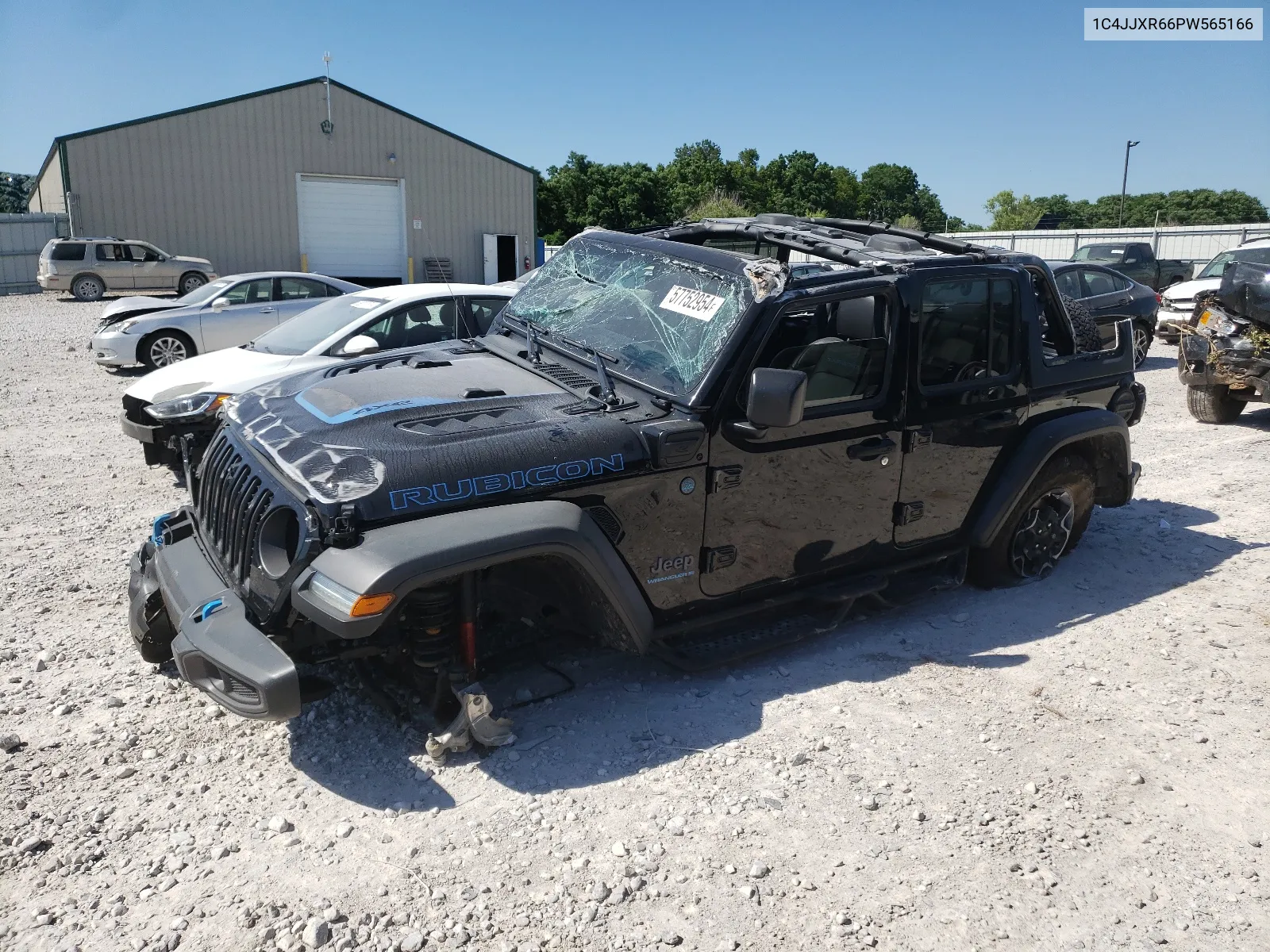 2023 Jeep Wrangler Rubicon 4Xe VIN: 1C4JJXR66PW565166 Lot: 57752954