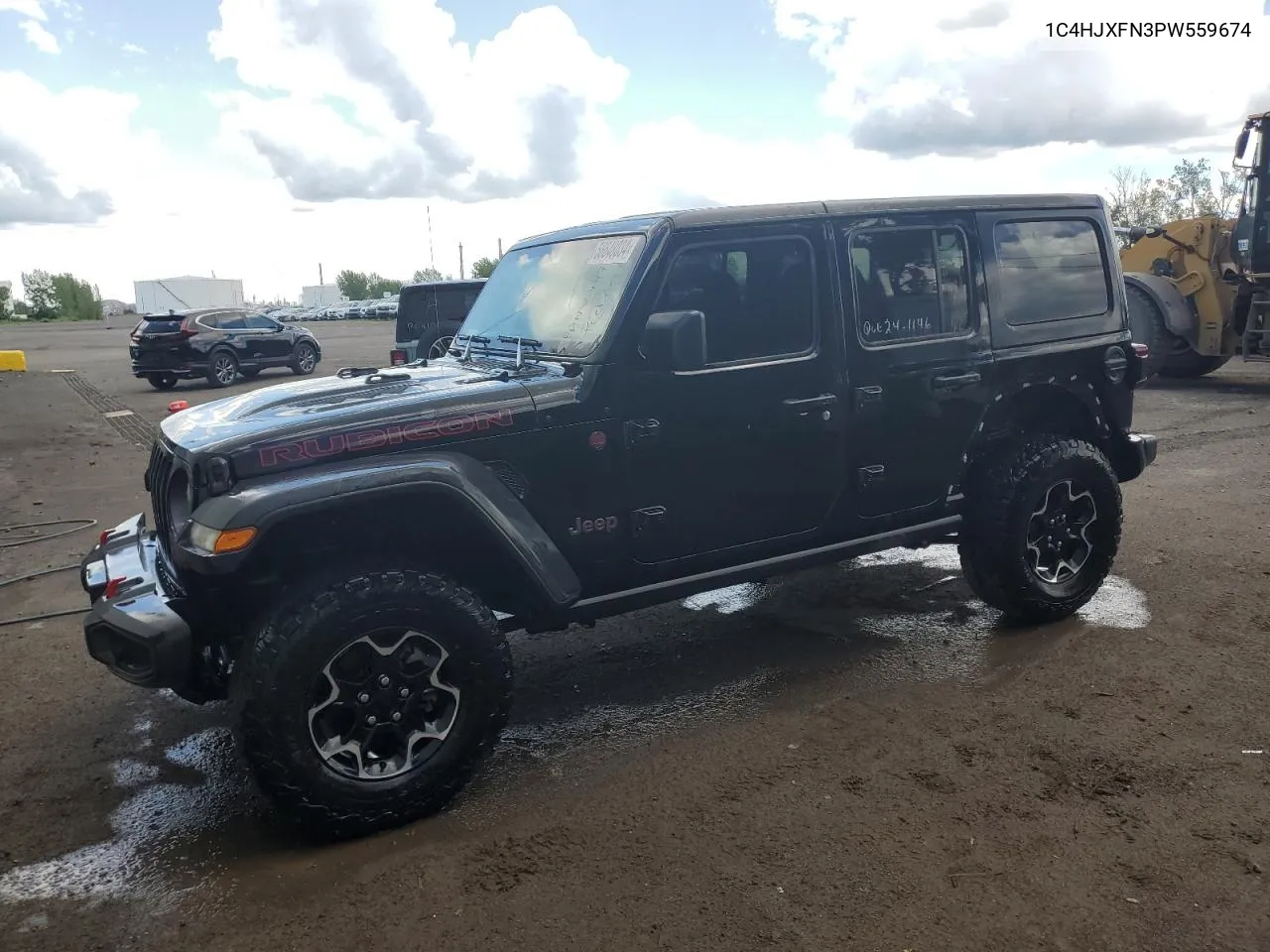 2023 Jeep Wrangler Rubicon VIN: 1C4HJXFN3PW559674 Lot: 58648034