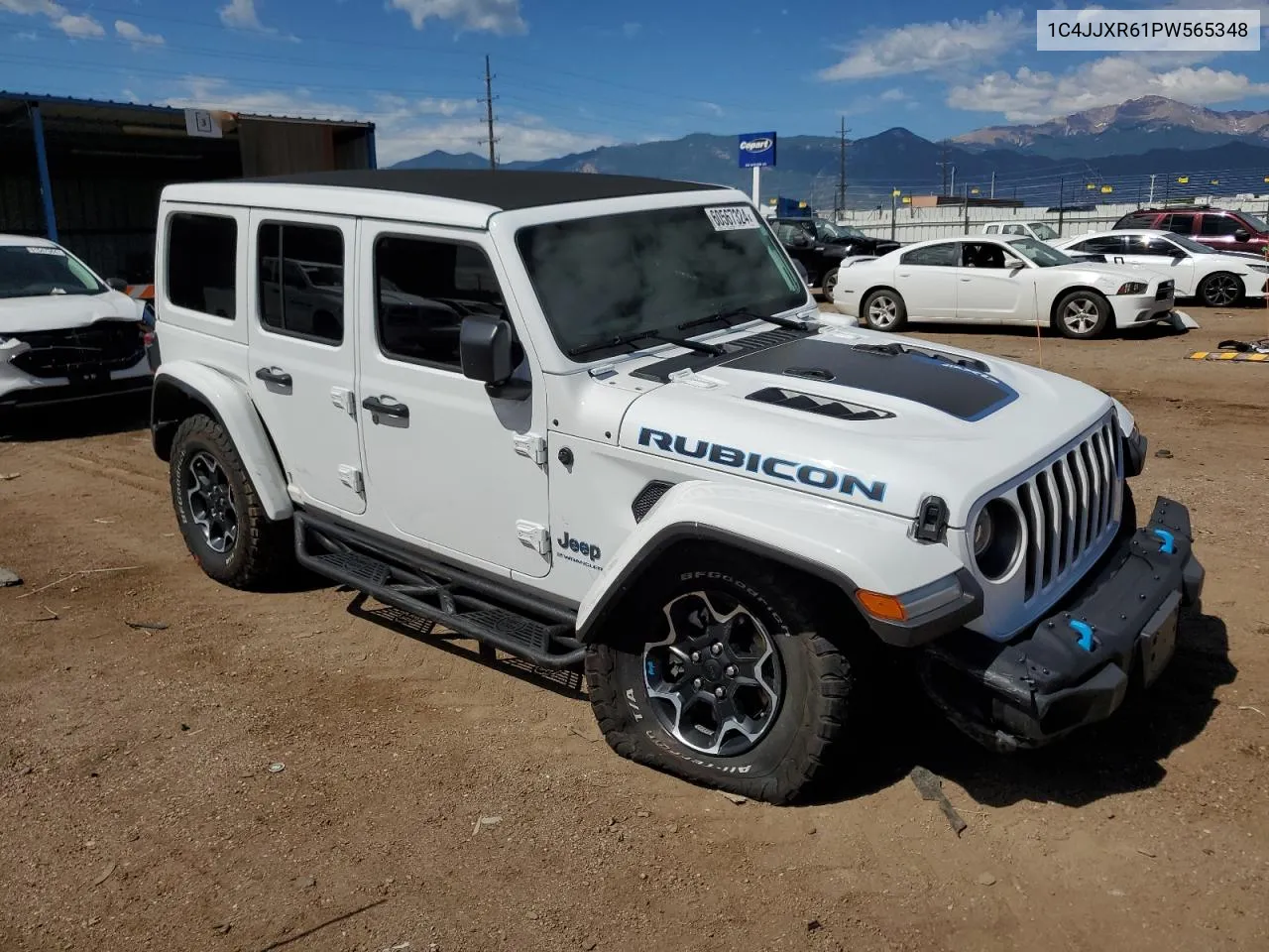 2023 Jeep Wrangler Rubicon 4Xe VIN: 1C4JJXR61PW565348 Lot: 60567324