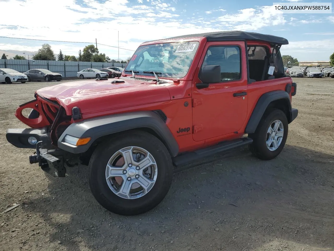 1C4GJXANXPW588754 2023 Jeep Wrangler Sport