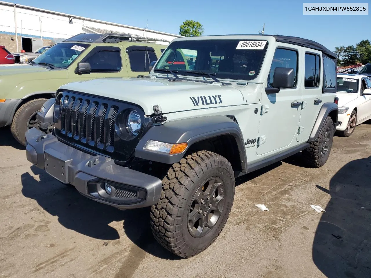 2023 Jeep Wrangler Sport VIN: 1C4HJXDN4PW652805 Lot: 60616934