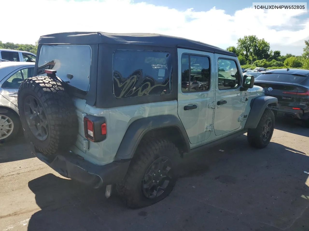 2023 Jeep Wrangler Sport VIN: 1C4HJXDN4PW652805 Lot: 60616934