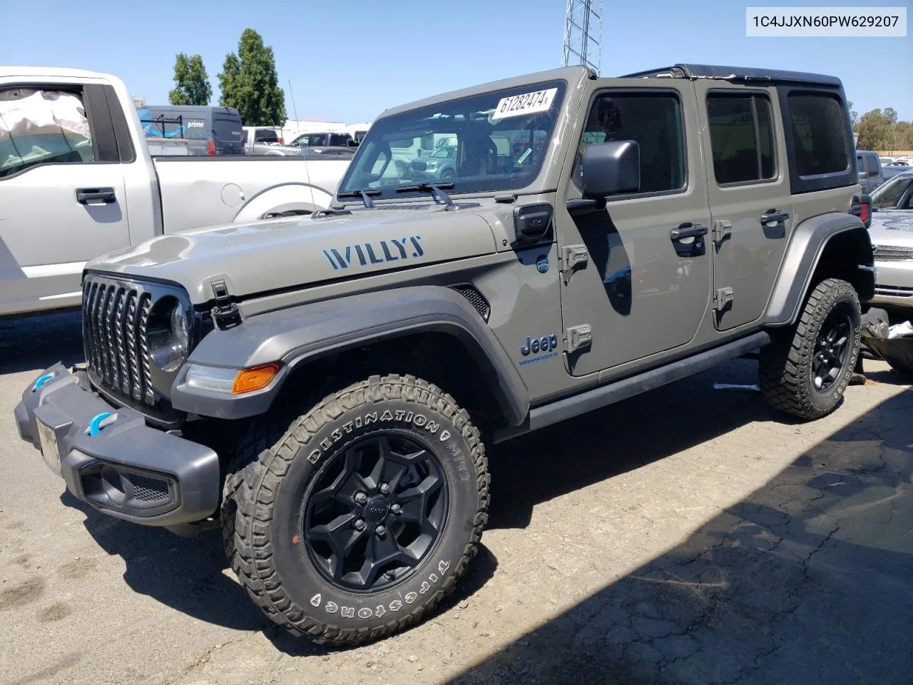 2023 Jeep Wrangler 4Xe VIN: 1C4JJXN60PW629207 Lot: 61282474