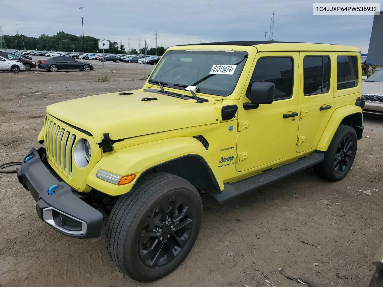 2023 Jeep Wrangler Sahara 4Xe VIN: 1C4JJXP64PW536932 Lot: 61315474