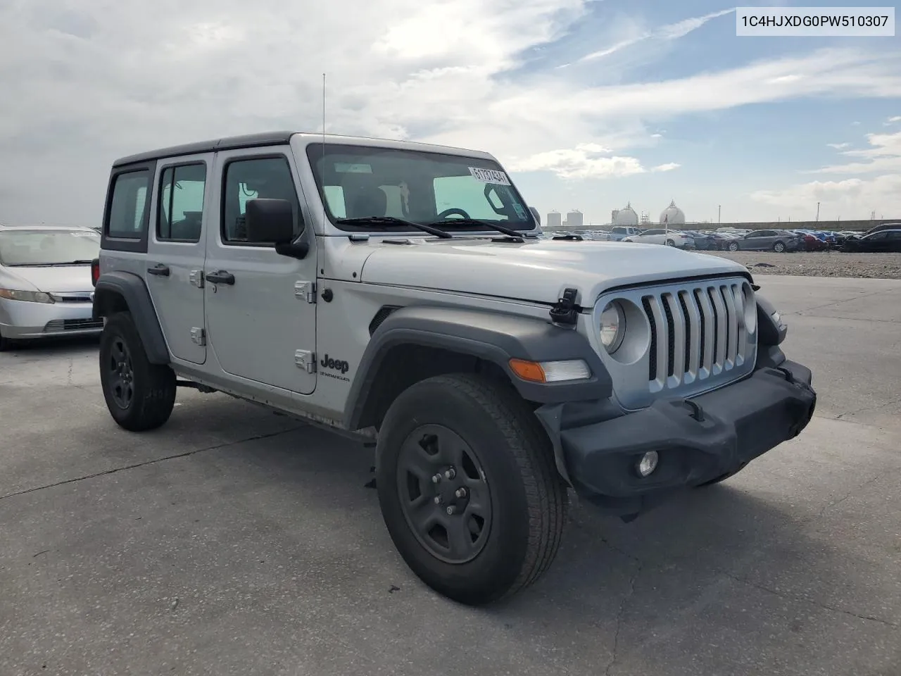 2023 Jeep Wrangler Sport VIN: 1C4HJXDG0PW510307 Lot: 61737434