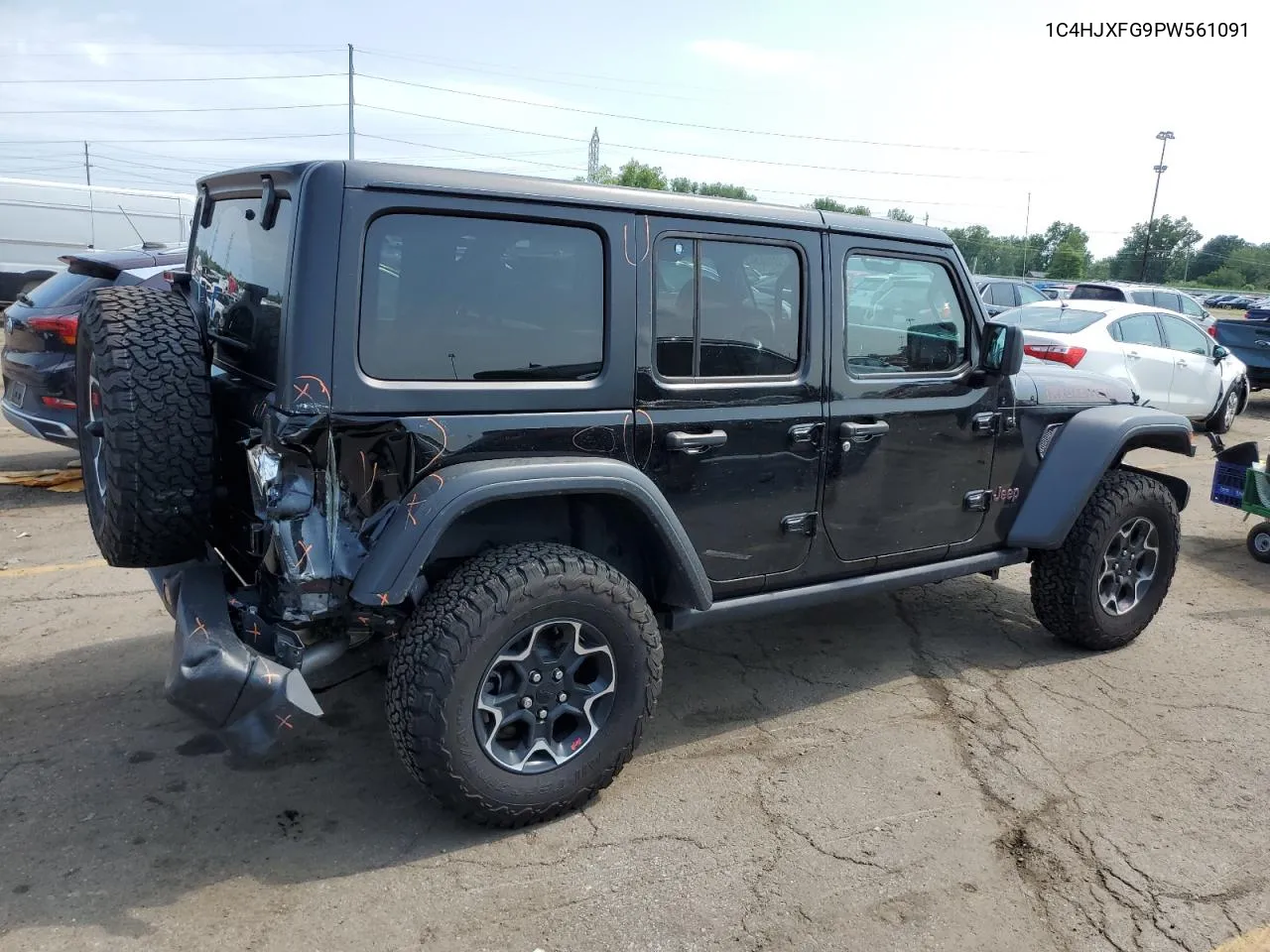 2023 Jeep Wrangler Rubicon VIN: 1C4HJXFG9PW561091 Lot: 62660834