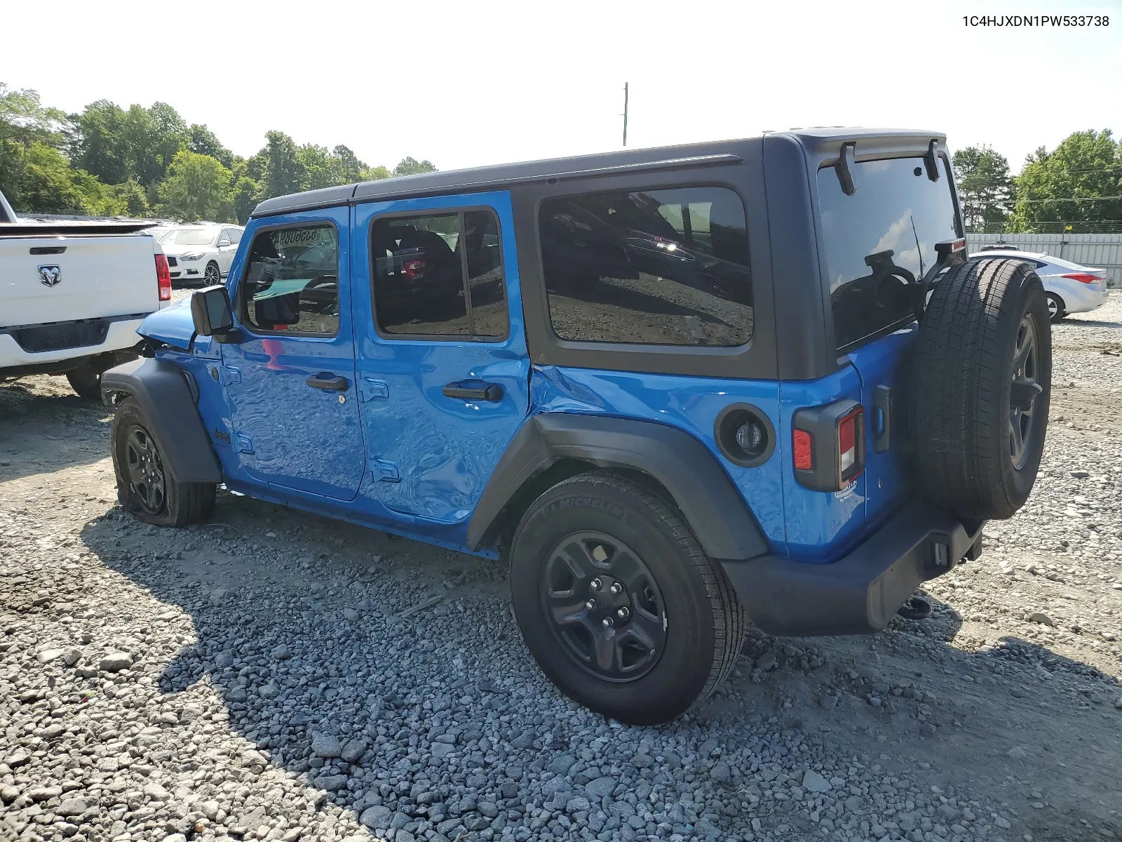 1C4HJXDN1PW533738 2023 Jeep Wrangler Sport