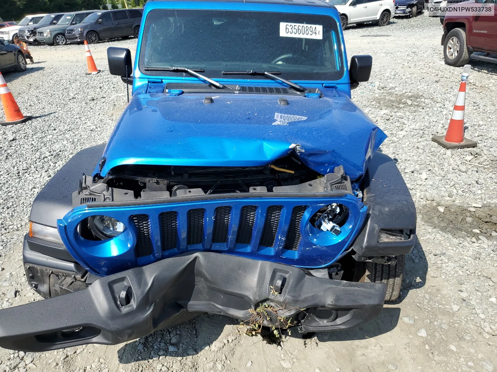 1C4HJXDN1PW533738 2023 Jeep Wrangler Sport