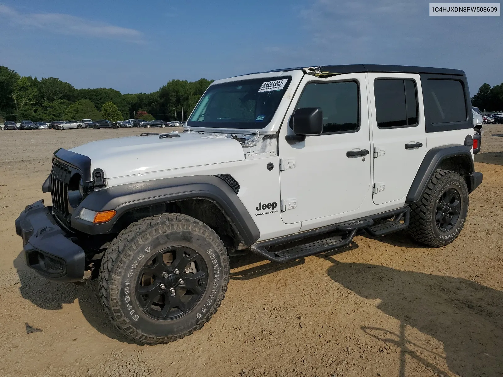 1C4HJXDN8PW508609 2023 Jeep Wrangler Sport