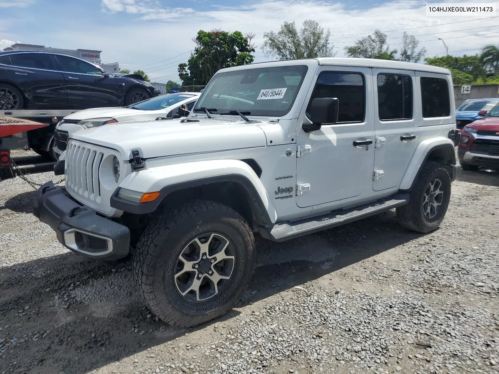 2023 Jeep Wrangler Unlimited Sahara VIN: 1C4HJXEG0LW211473 Lot: 64079544