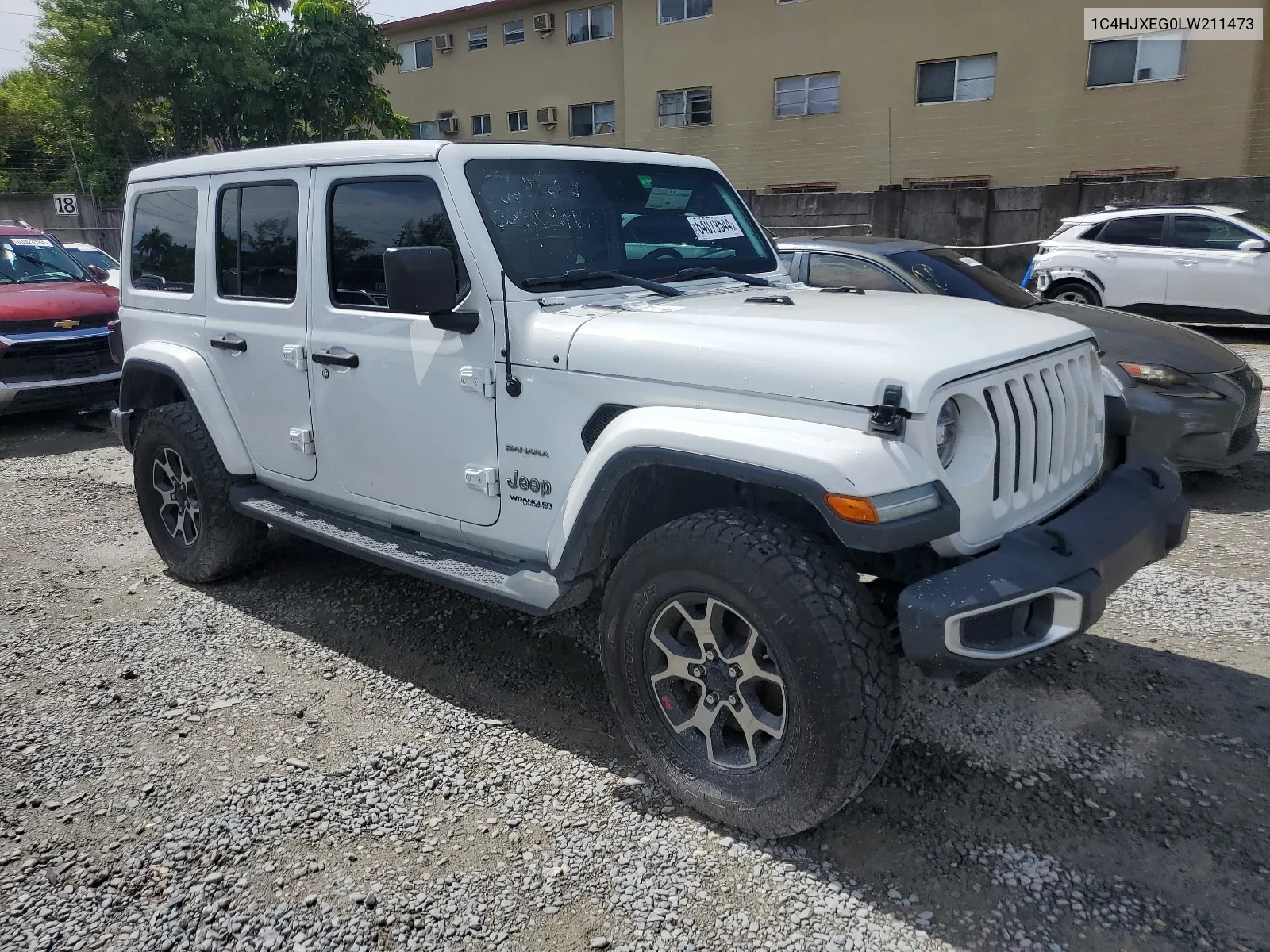 2023 Jeep Wrangler Unlimited Sahara VIN: 1C4HJXEG0LW211473 Lot: 64079544