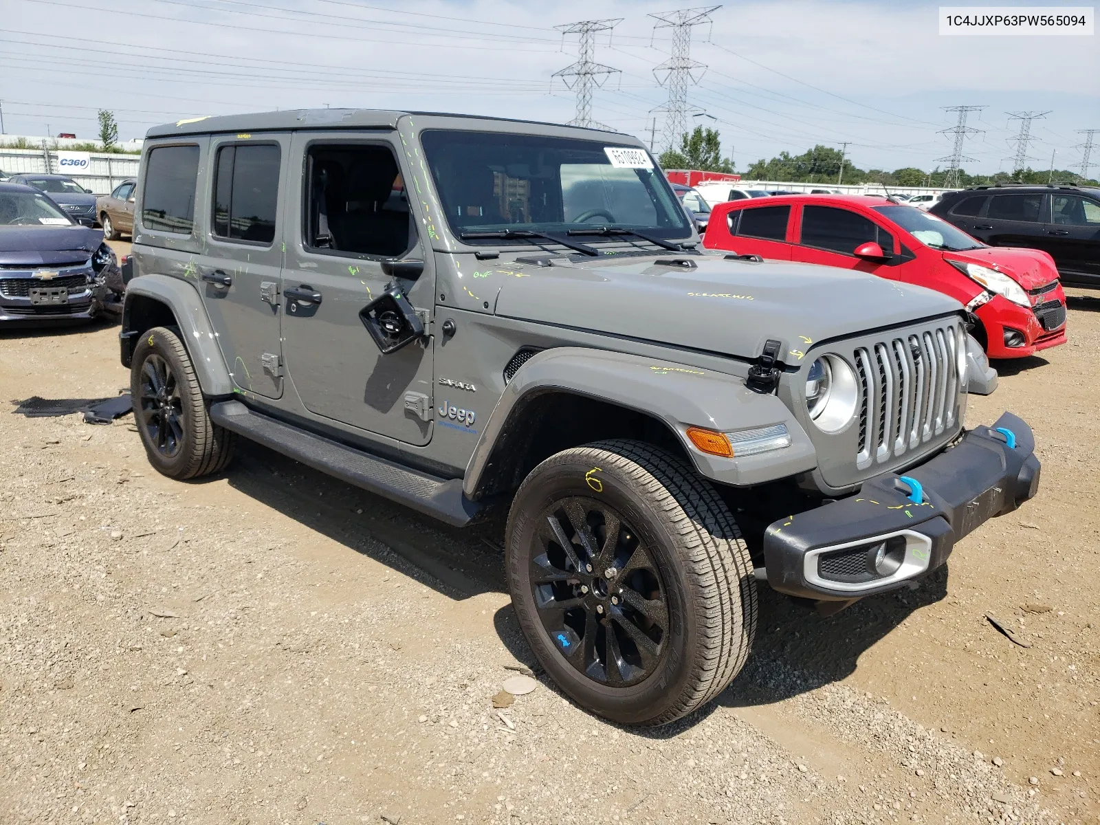 2023 Jeep Wrangler Sahara 4Xe VIN: 1C4JJXP63PW565094 Lot: 65109924