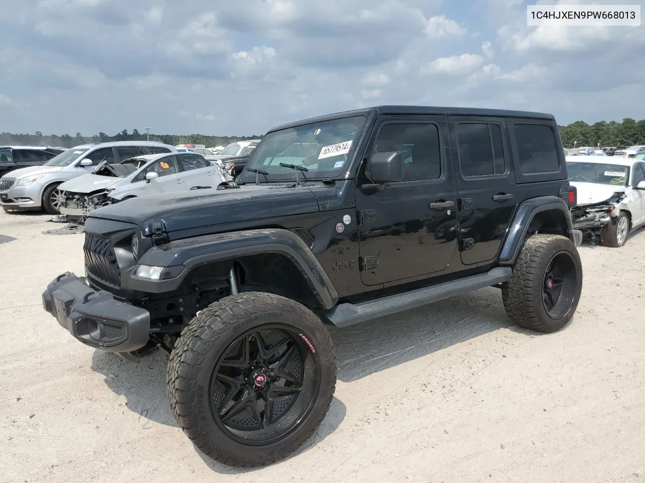 2023 Jeep Wrangler Sahara VIN: 1C4HJXEN9PW668013 Lot: 65779514