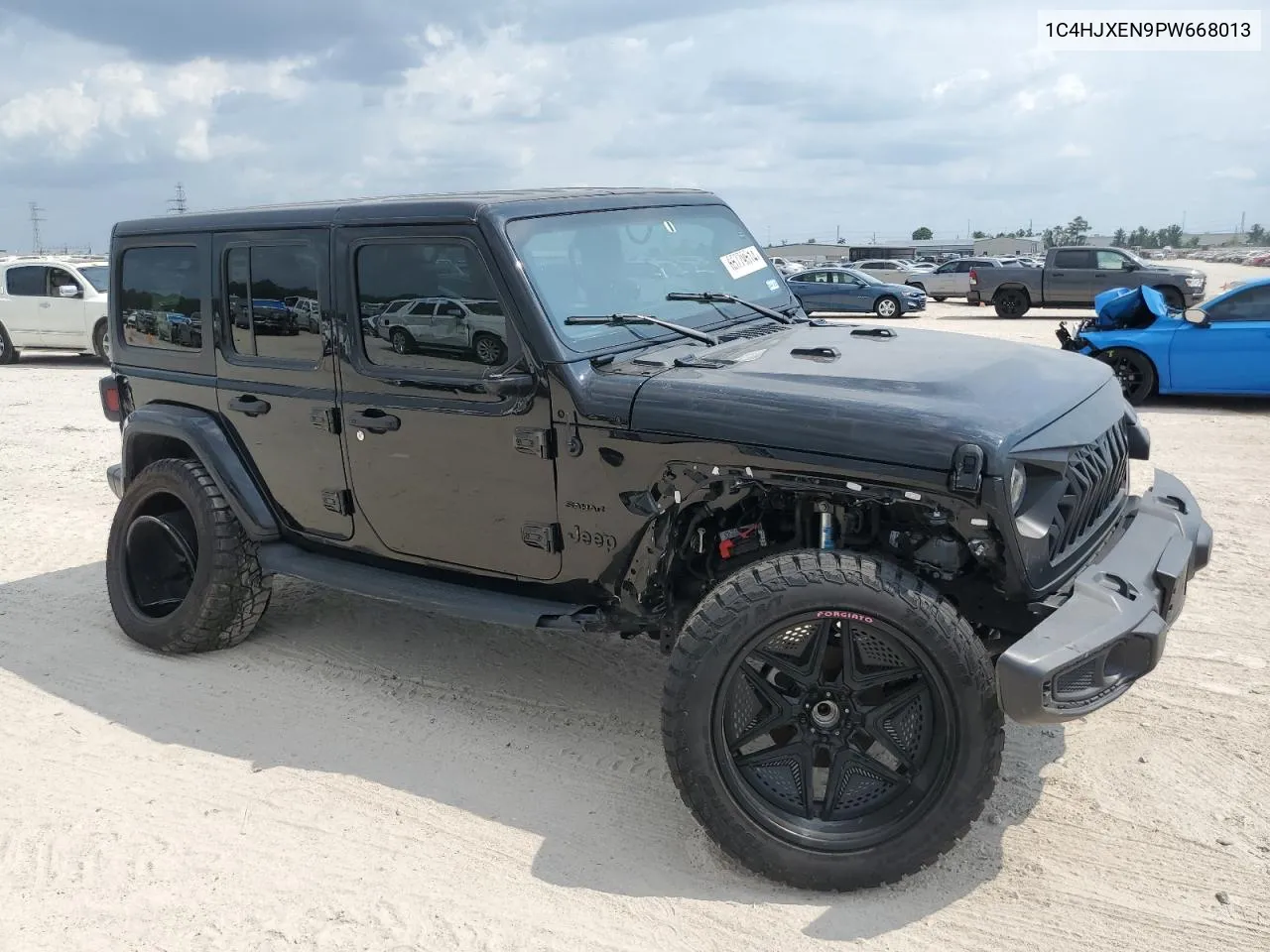 2023 Jeep Wrangler Sahara VIN: 1C4HJXEN9PW668013 Lot: 65779514