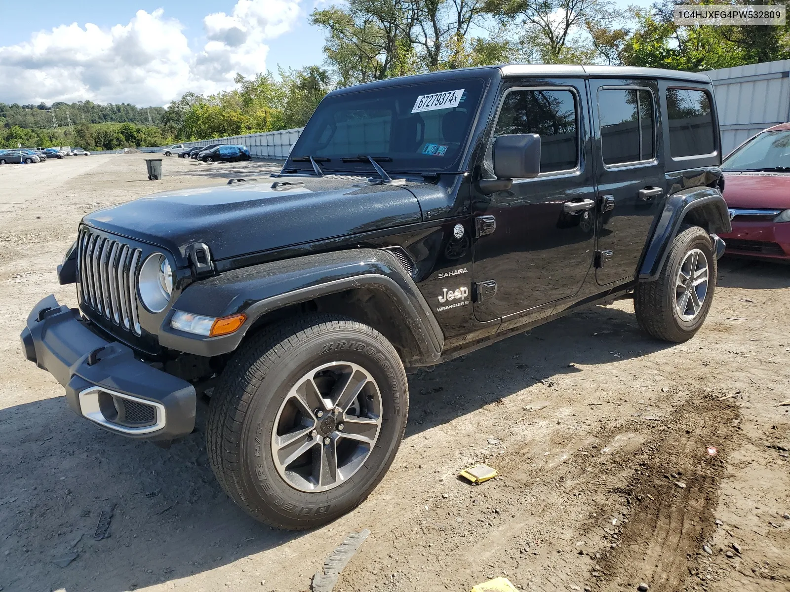 2023 Jeep Wrangler Sahara VIN: 1C4HJXEG4PW532809 Lot: 67279374